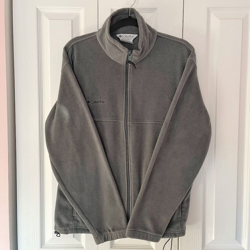 Columbia Full Zip Fleece Mock Neck Comfy Cozy Jacket